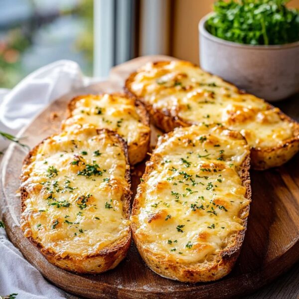 Fresh Cheese Garlic Bread